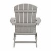 Flash Furniture All-Weather Folding Adirondack Chair in Gray JJ-C14505-GY-GG